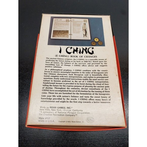 I Ching A Philosophical Prophecy Set - CIB - Vintage 1972 - Picture 10 of 10